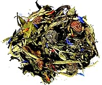 Vista 1 de Nelson's Tea - Granada de arándanos - Té blanco de hojas sueltas - Té blanco, escaramujos, arándanos secos, cártamo - 1.8 oz.