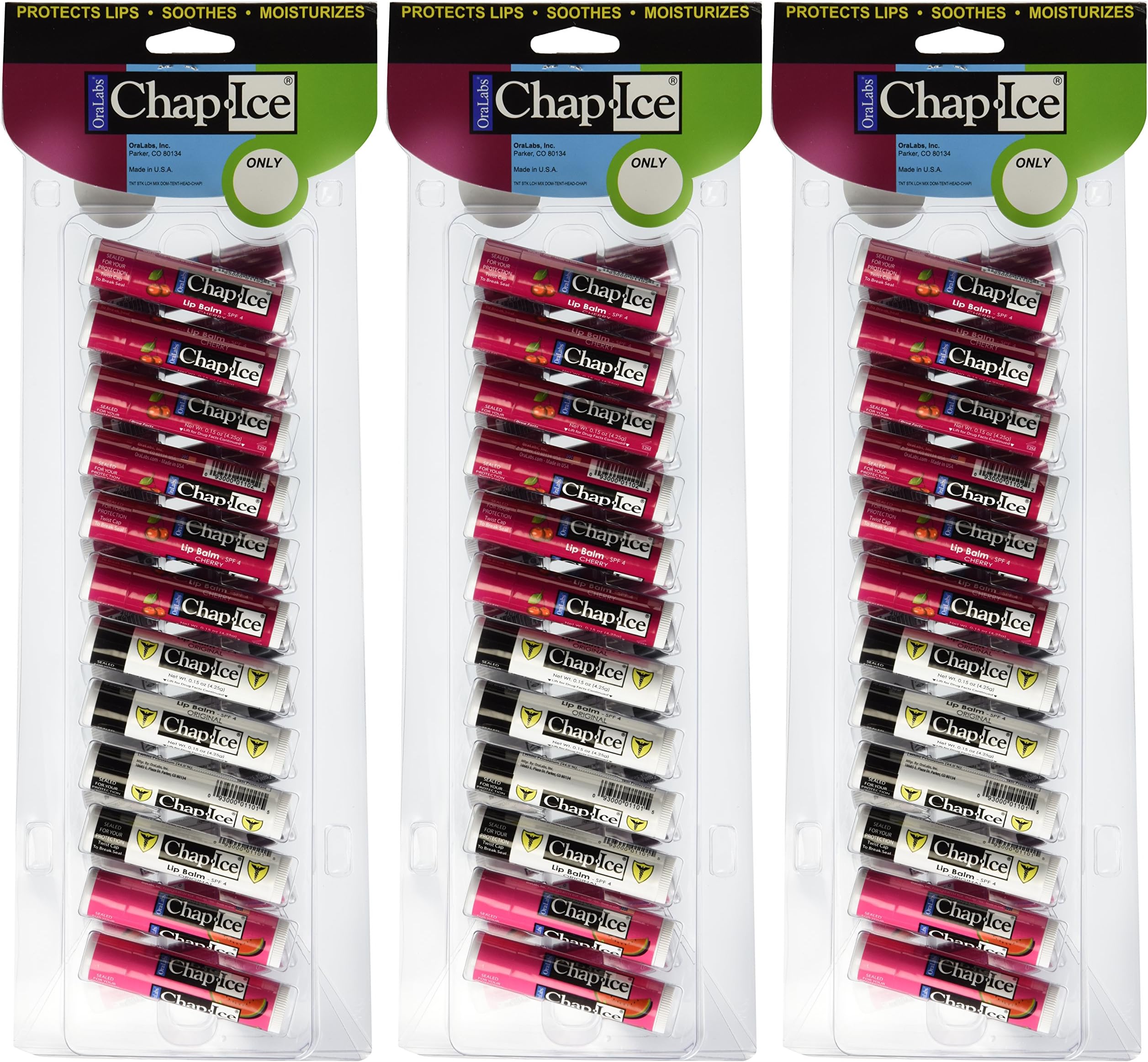 Amazon.com: Chap-Ice Assorted Lip Balm (Pack of 72) : Beauty & Personal ...