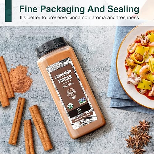 Miniatura 7 de Soeos Canela en polvo sin OMG Kosher calidad y sabor premium canela vietnamita canela molida a granel canela en polvo a granel especias de canela