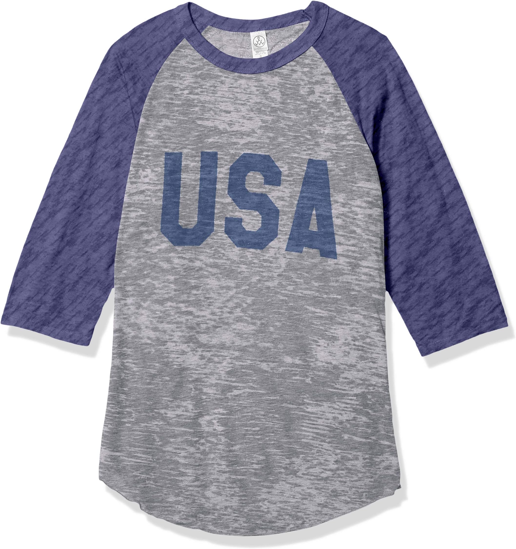 Alternative Men's Big League Burnout Baseball Tee