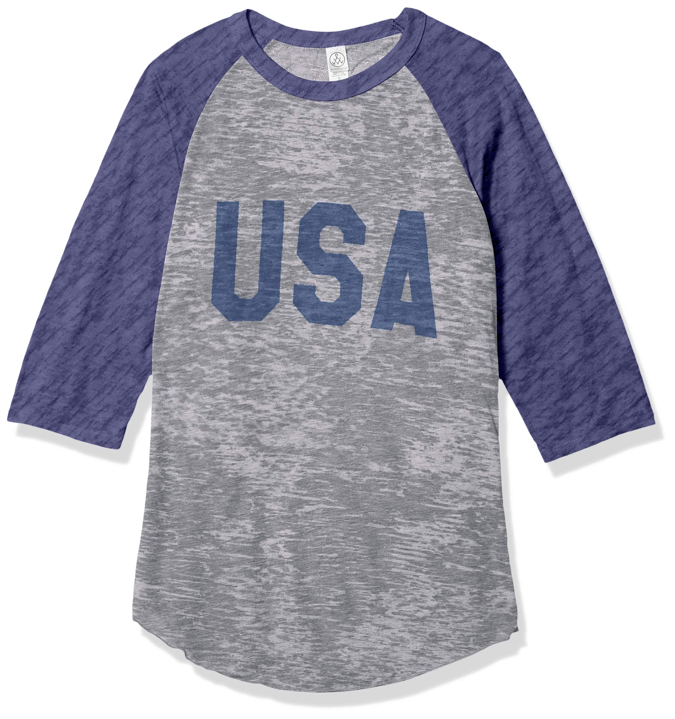 Alternative Men's Big League Burnout Baseball Tee