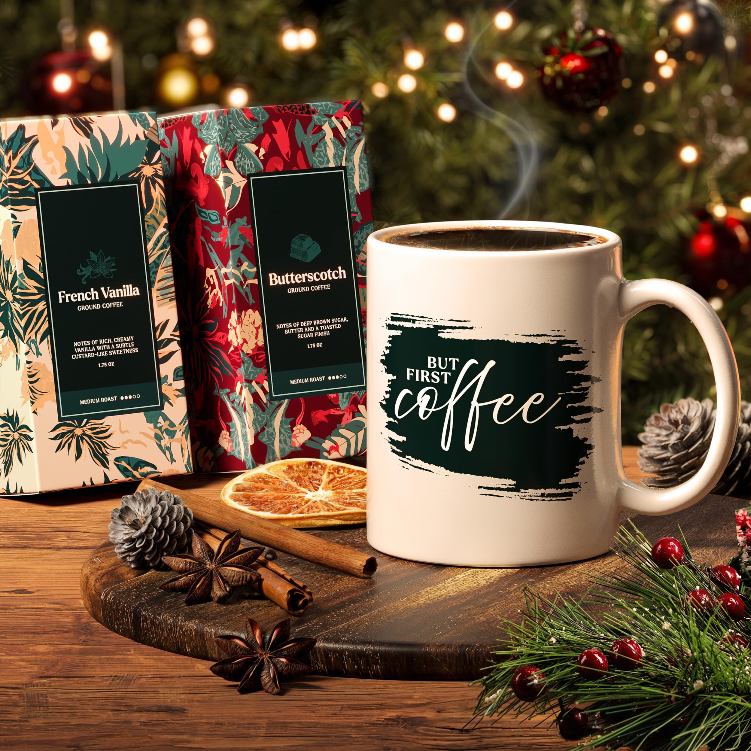 Luxury Coffee Gift Set With 6 Coffee Syrups, French Nigeria | Ubuy - View #2