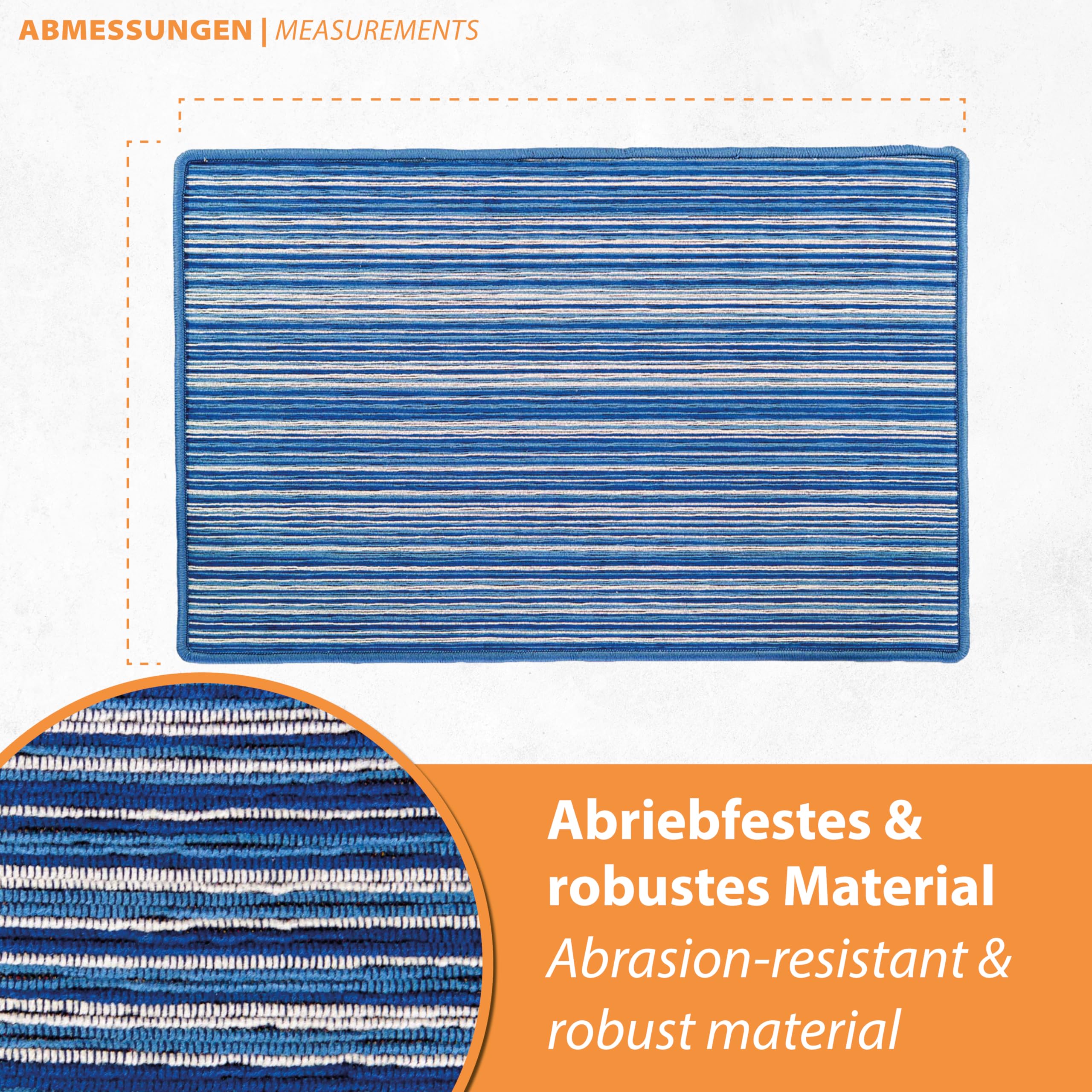 Chenille 50x75cm blu tappeti riscaldanti tappetino scaldapiedi