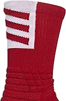 Vista 15 de adidas Calcetines unisex Creator 365 de baloncesto (1 par), Negro - Azul rey colegiado/blanco