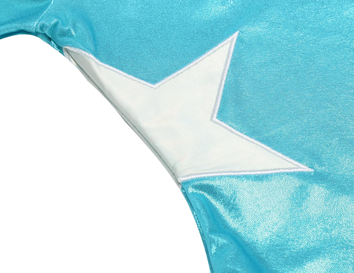 Zaclotre Girls Sparkling Stars Gymnastics Long Sleeve Leotards for Patriotic USA Kids - Image 6