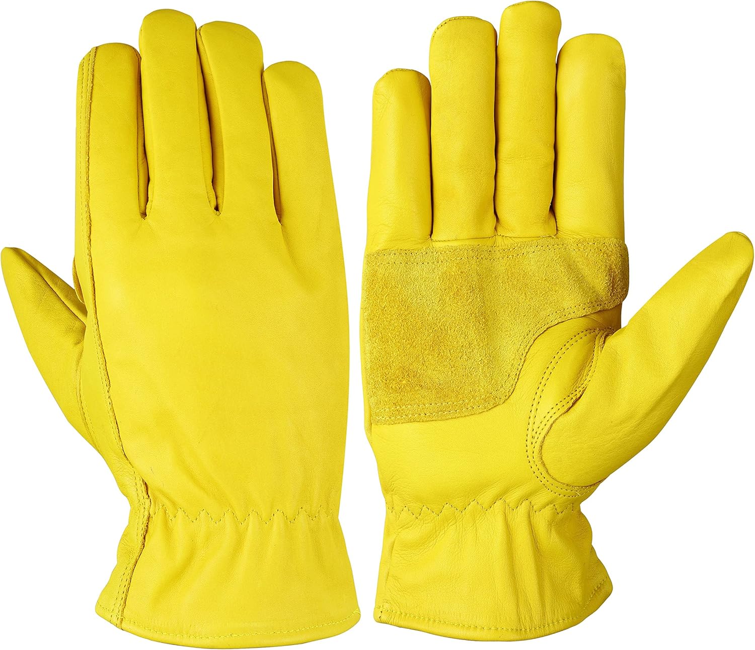 Cowhide leather gloves, Gardening Gloves, Leather safety gloves