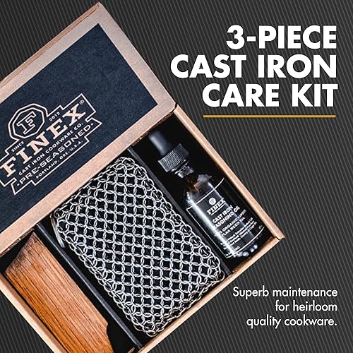 Miniatura 2 de FINEX Kit de cuidado de hierro fundido de 3 piezas