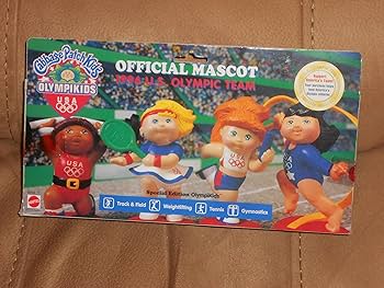 キャベツ人形　オリンピックフィギュアセット　1996年USA Amazon.com: Mattel Cabbage Patch Olympikids Special Edition