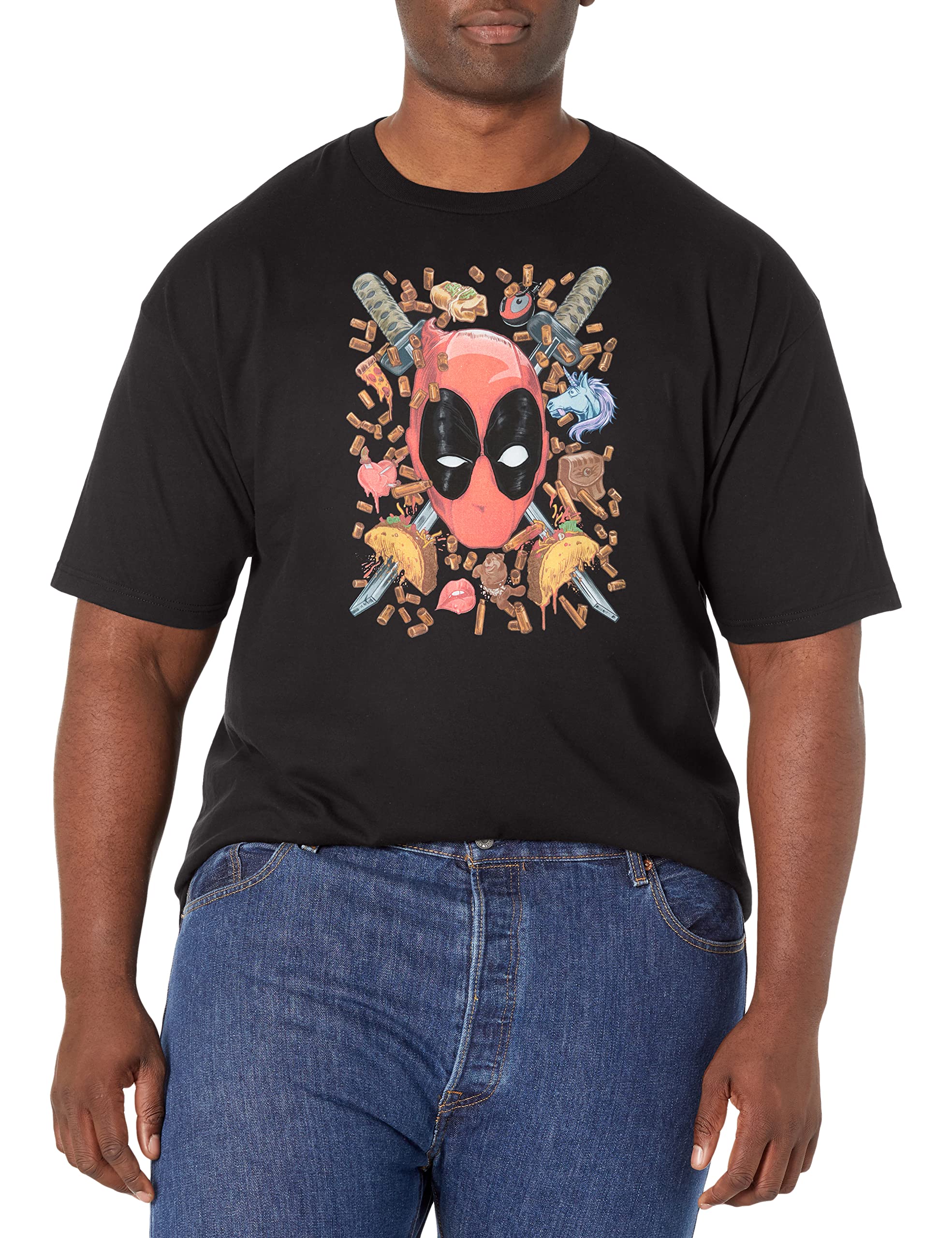 T-Shirt Marvel Coquillages et Tacos pour homme idéal pour les vacances d'été