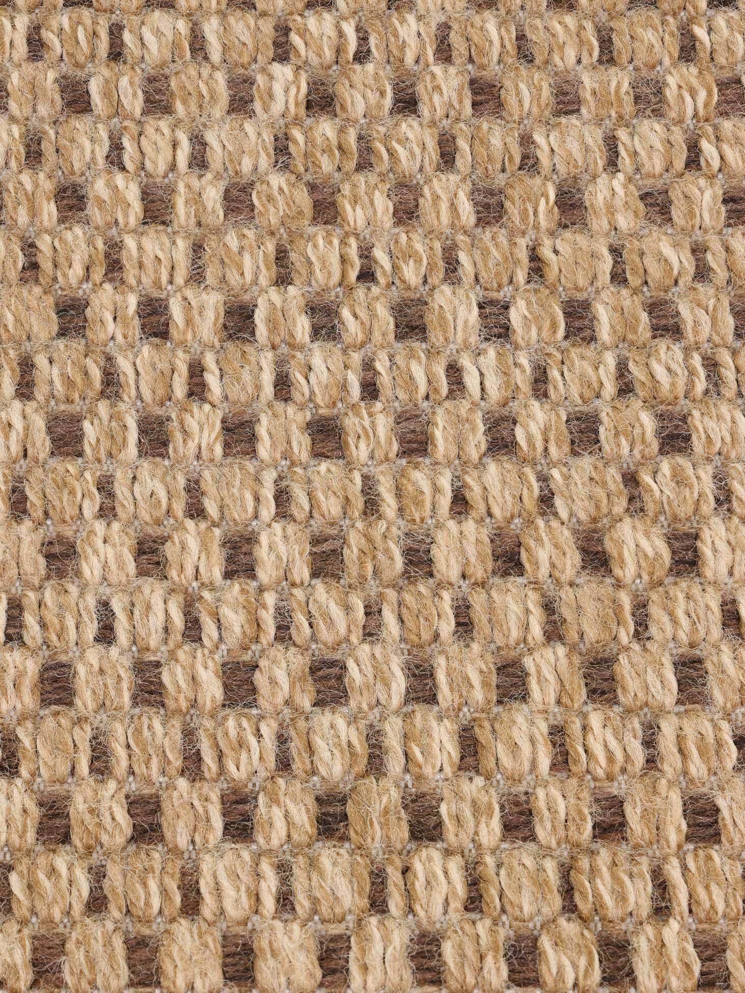 RugVista Jolin, Alfombra Interior y Exterior, Modernas, Ø 150 cm, Redondo, Pelo Medio, Cocina, Pasillo, Patio, Lavado a Mano, Resistente los Rayos UV, Beige