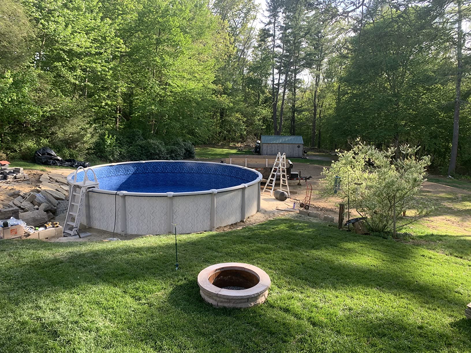 13/mo Finance Smartline River Slate 24Foot Round Liner Overlap