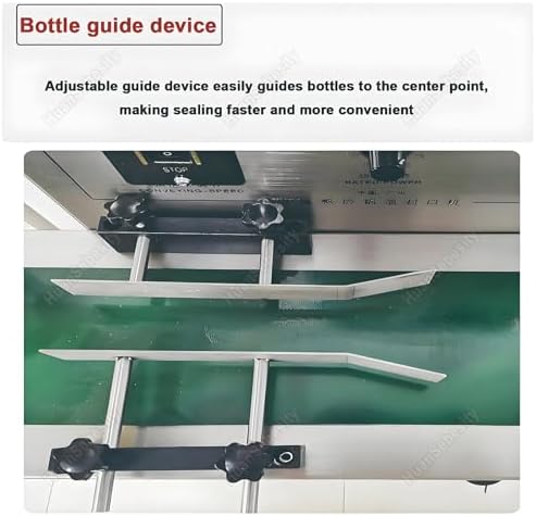 Automatic Induction Bottle Cap Sealer, 2200W Electromagnetic Foil Sealing Machine for Plastic Jars, Continuous Heat Sealing, Fits 2-32cm Bottles, 85mm High