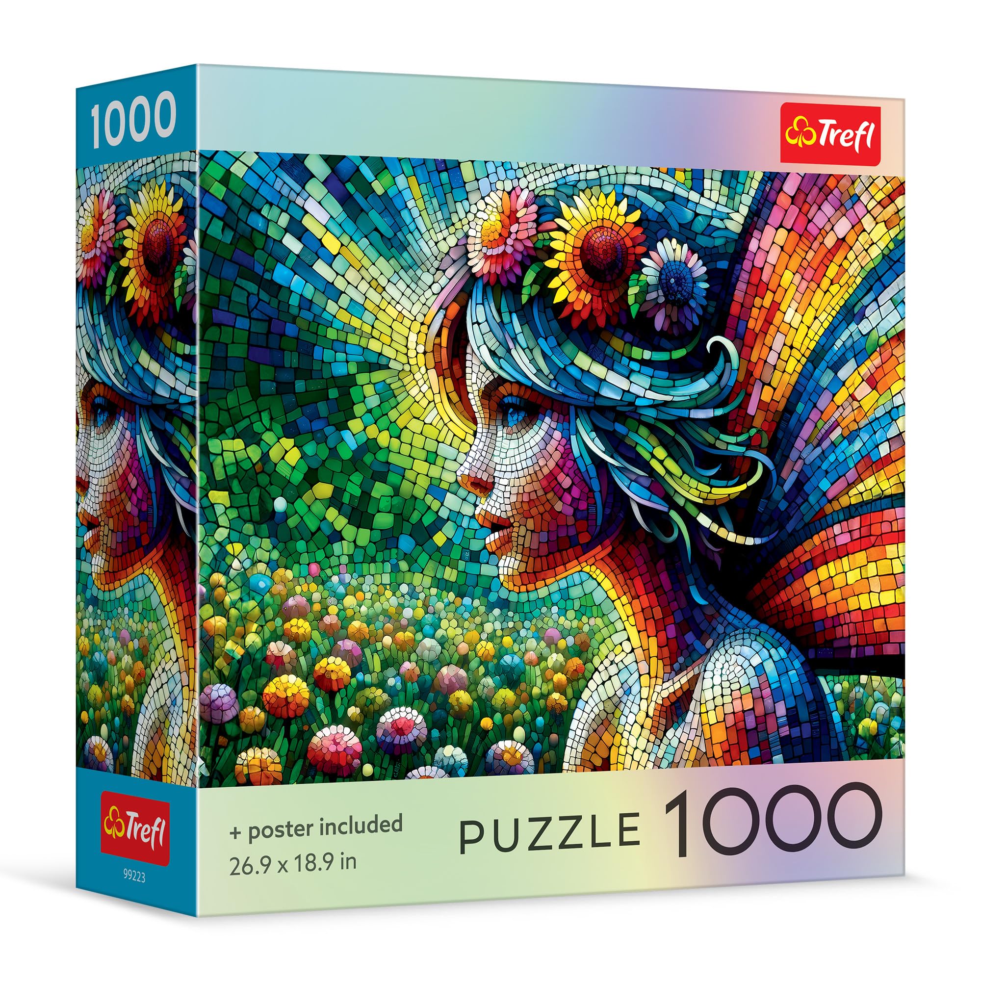 Amazon.com: Trefl - Square Box- Crystal Fairy 1000 Piece Jigsaw