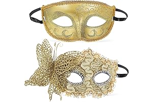 Abaodam Carnival Butterfly Masquerade Mask for Couples