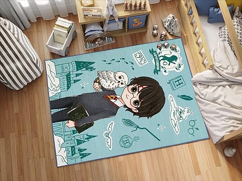 Miniatura 2 de KC Cubs Harry Potter Wizarding World - Alfombra moderna para niños y niñas para habitación de bebé dormitorio o aula Harry Potter 5 pies 3 pulgadas