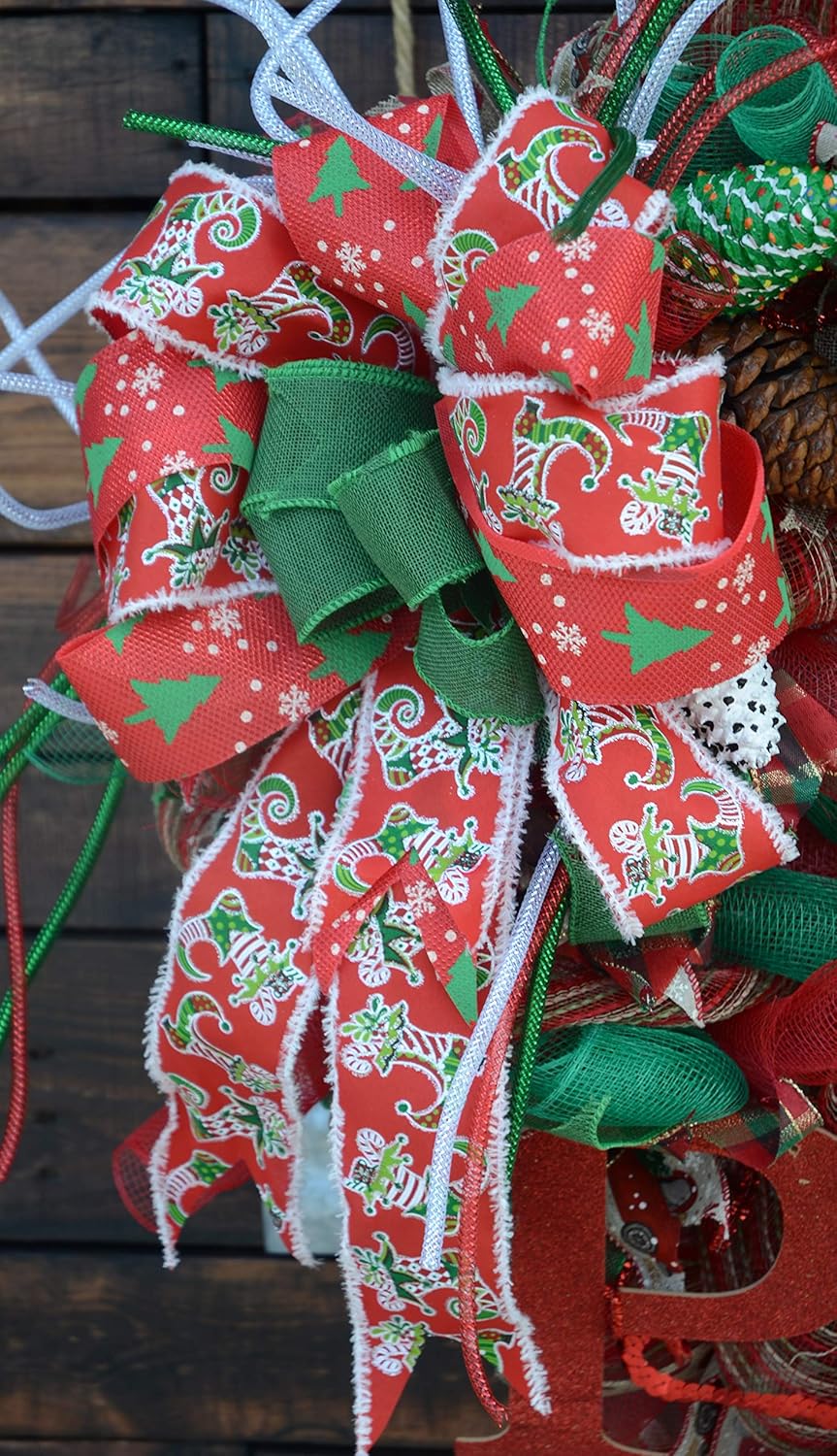 PEACE ON EARTH - 2019 LIMITED EDITION Grand XL Wreath 29.5" TALL x 28.5" WIDE