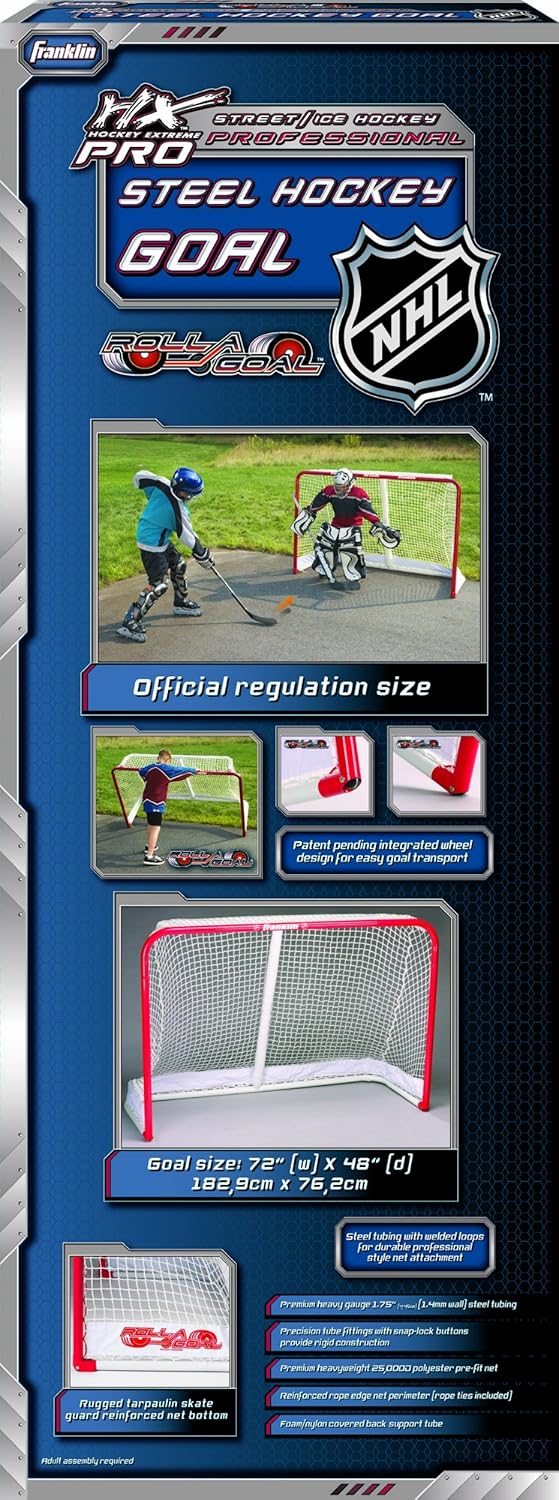 Franklin NHL Professional Steel Street Roller/Hockey Goal (72-Inch x 48-Inch)