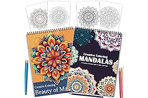Mandala Coloring Books for Adults: Color Your Stress Away