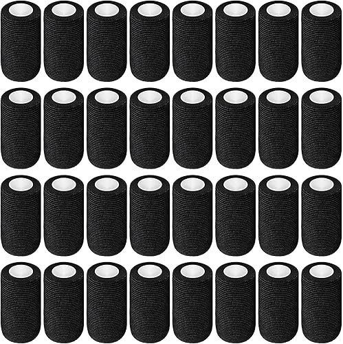 36 vendajes autoadherentes transpirables y cohesivos, cinta adhesiva elástica para deportes atléticos elásticos y tobillos, 4 pulgadas x 5 yardas