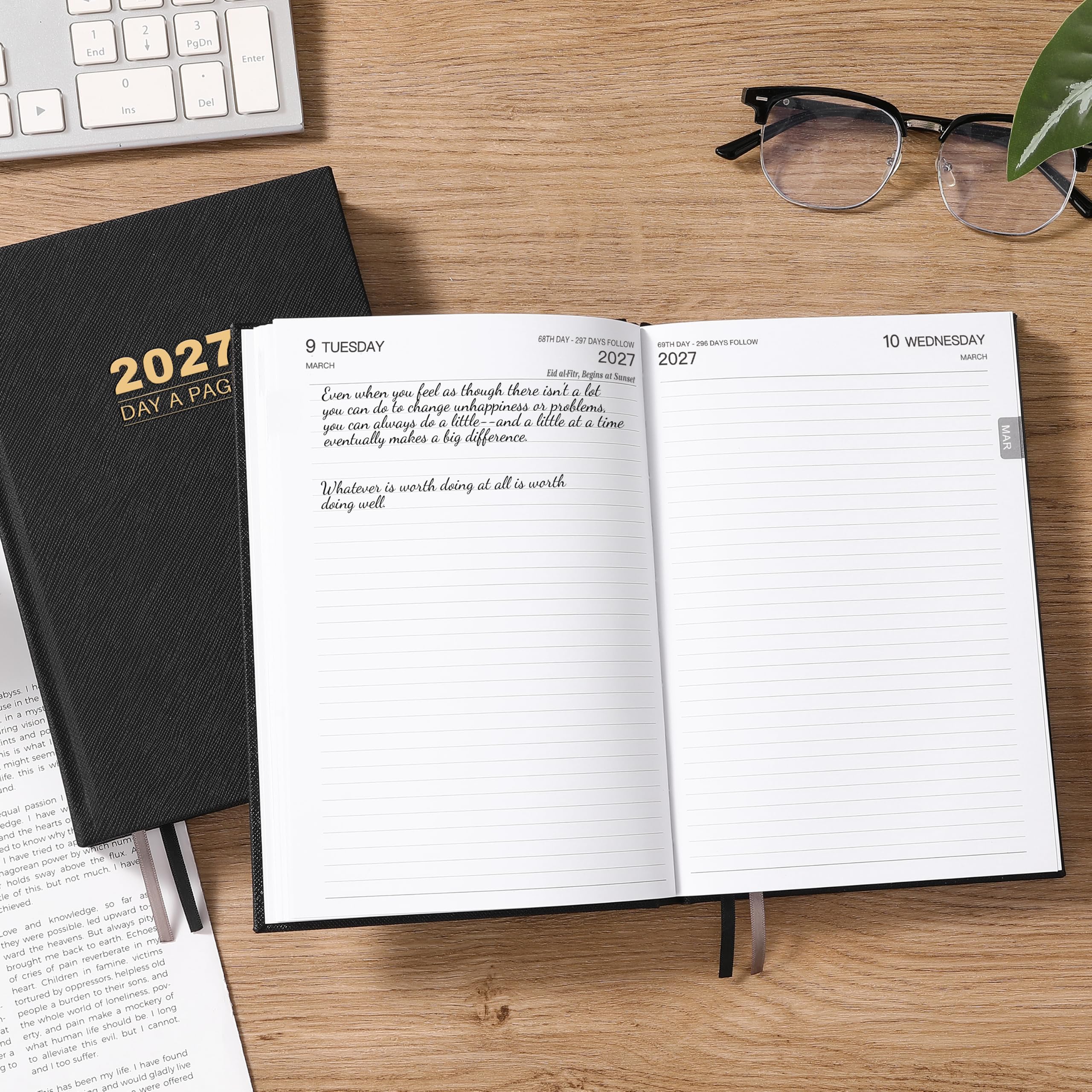 Agenda 2027 – Agenda journalier pleine page par jour