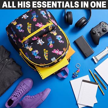 Get Trend Lego Fortnite Boys Large Backpack 46cm, Padded Straps School Bag