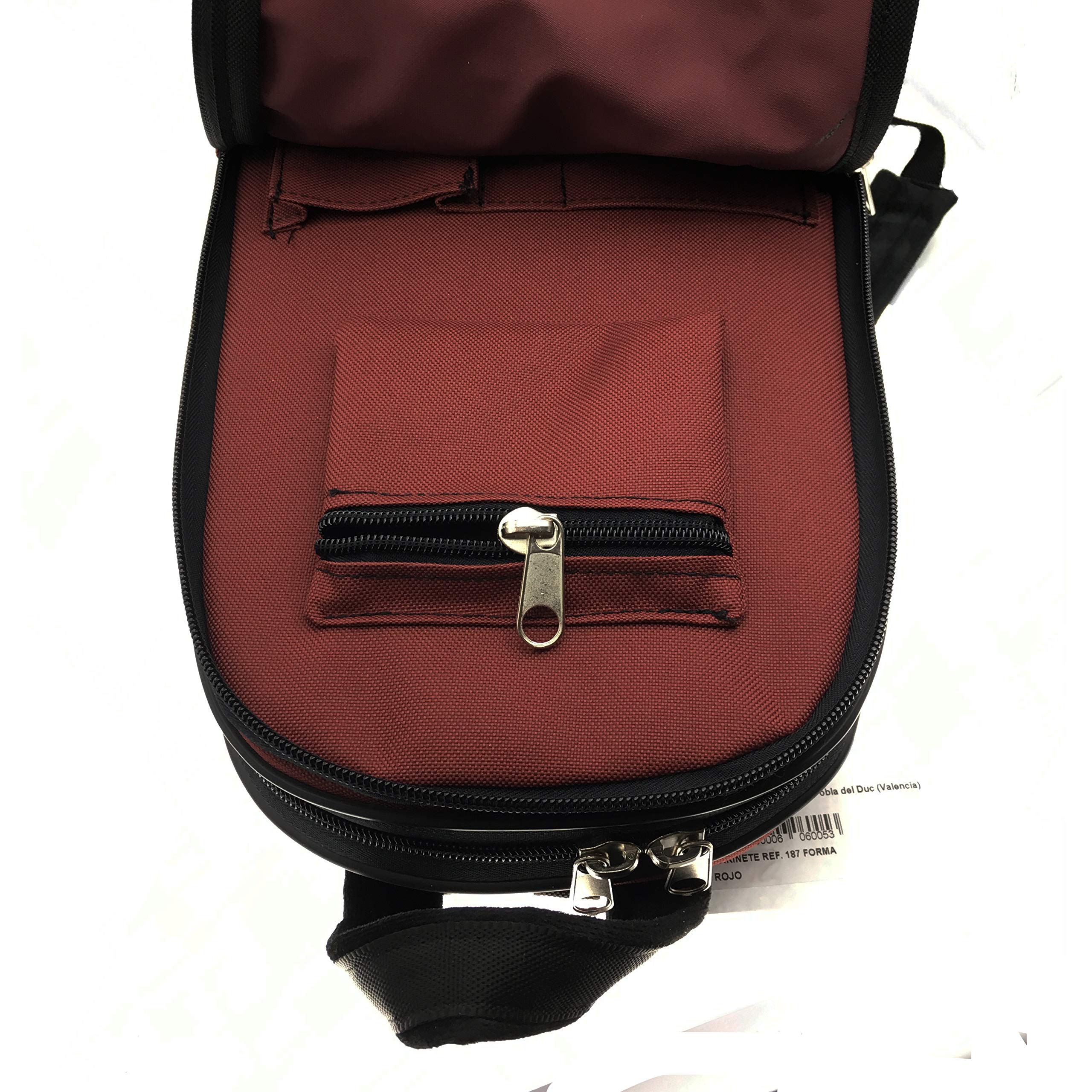Ortola 0606-005 - Estuche clarinete, color rojo