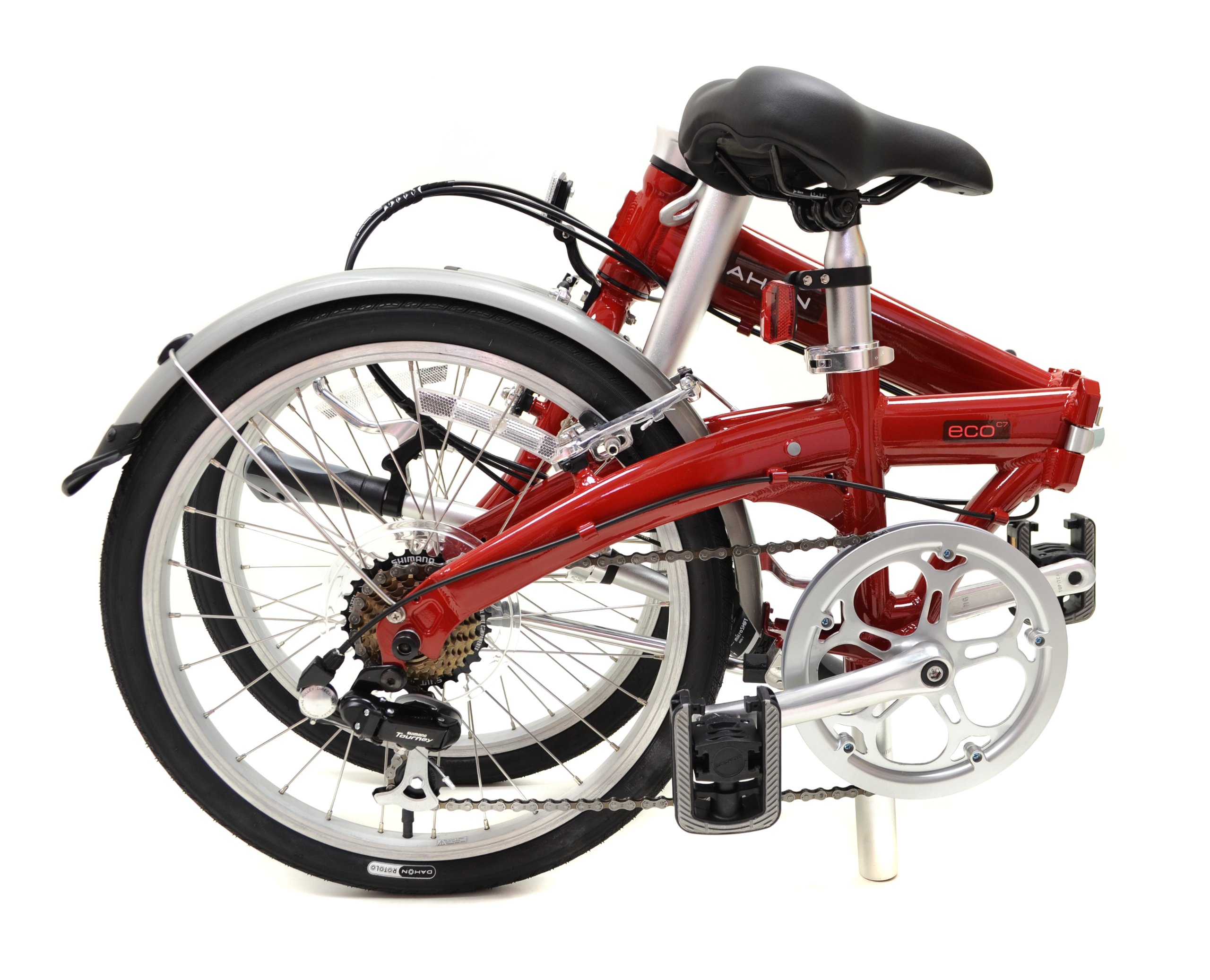 Dahon Eco C7 Folding Bike, Brick : Amazon.in: Sports, Fitness 