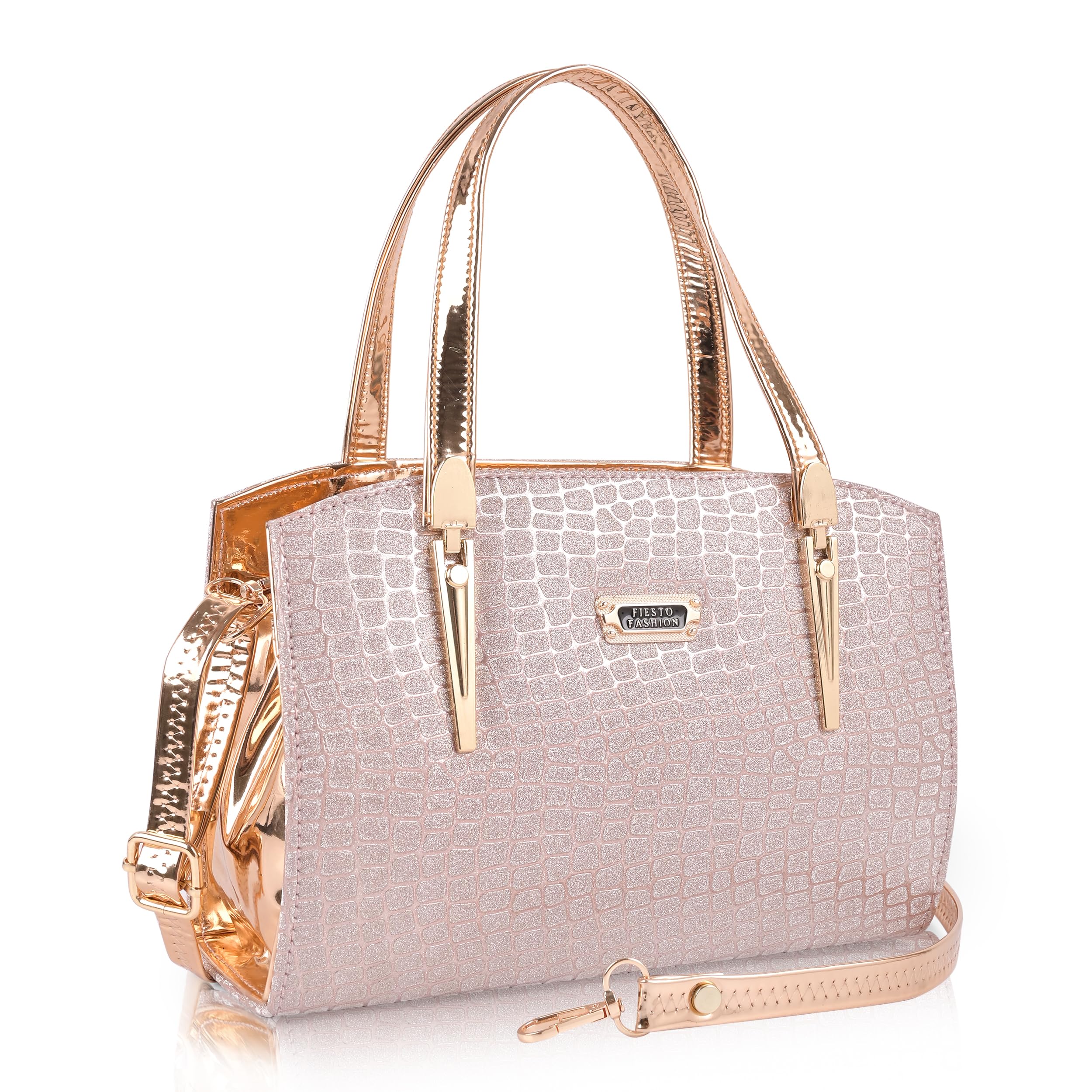 Fiesto Fashion Stylish PU Hand bag || unique,fashionable Sling bag || Travel Shoulder Strap Purse || (Pink) (B0D22LYJBW) Amazon Price History, Amazon Price Tracker