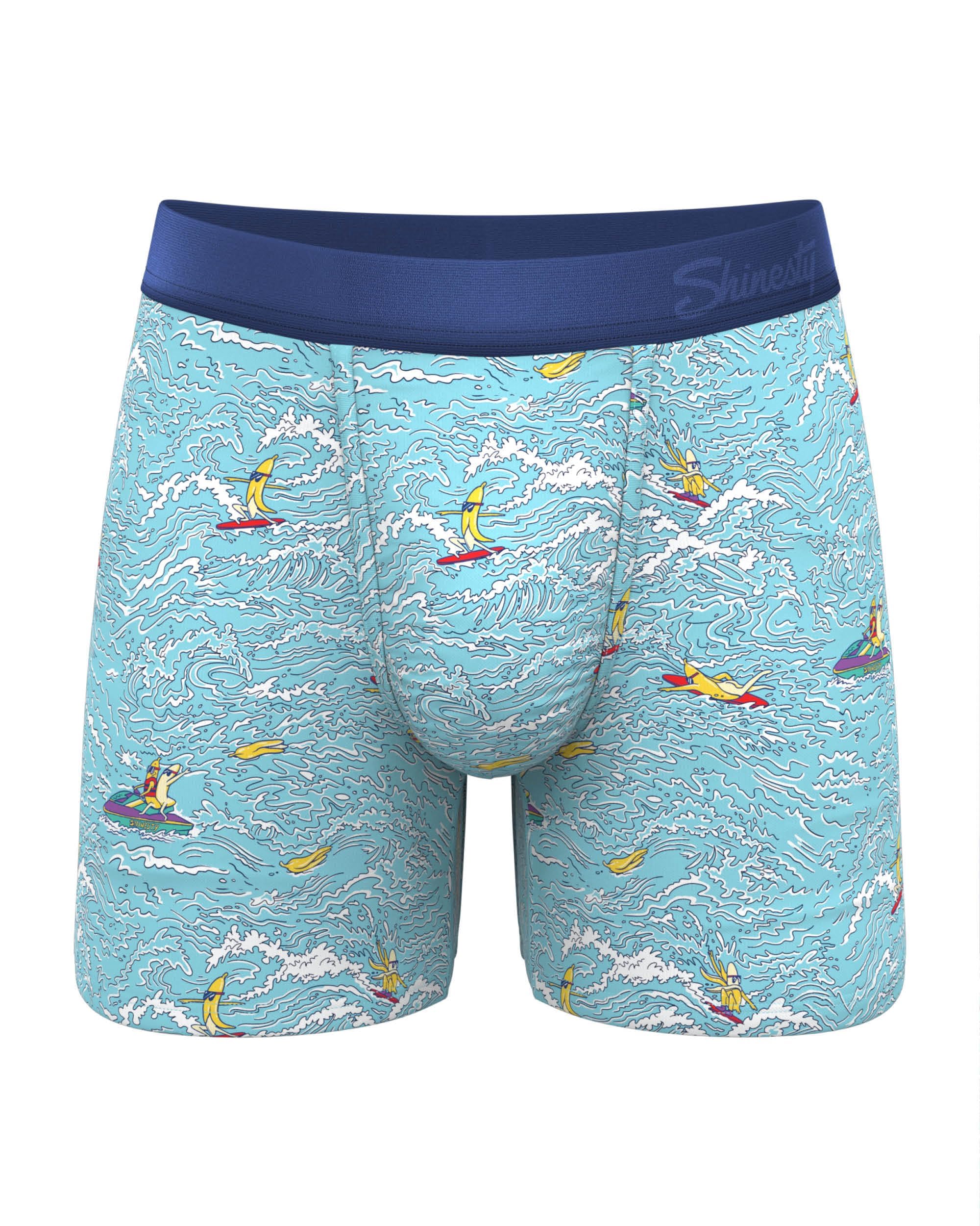 Shinesty Hammock Support Mens Boxer Briefs, Shinesty Surfer, L