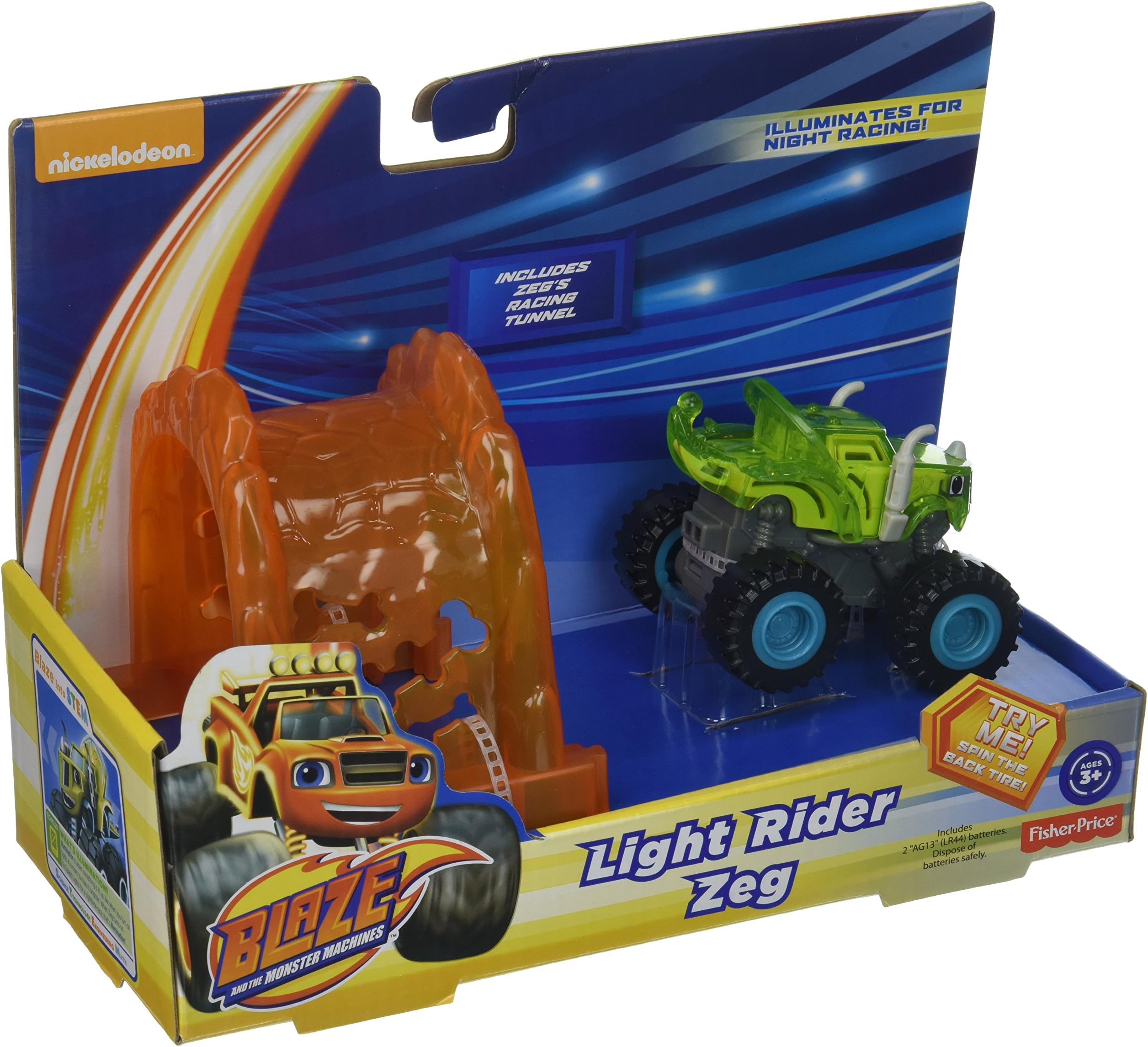 Blaze & the Monster Machines Speed Lights Light Rider - Zeg