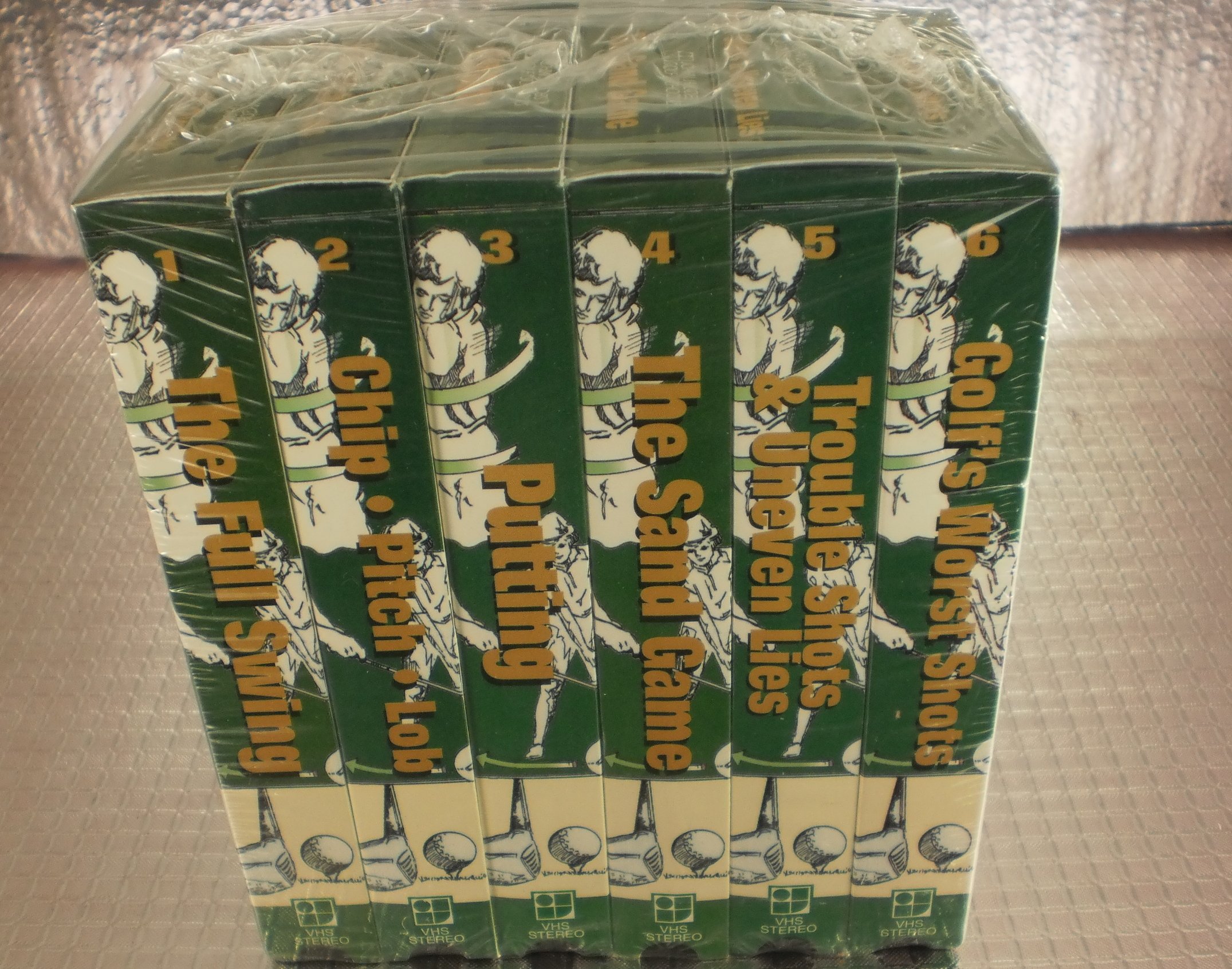 Buy John Jacobs Golf School VHS Set of 6 Tapes (The Full Swing, Chip