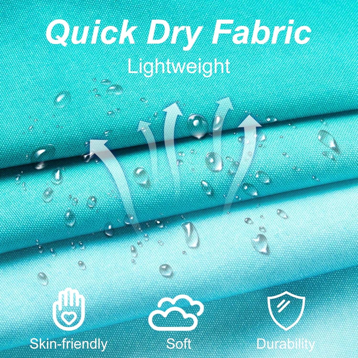 Mens Swim Trunks with Compression Liner 2 in 1 Quick Dry Swimming Shorts Swimwear Bathing Suits with Pockets - Image 4