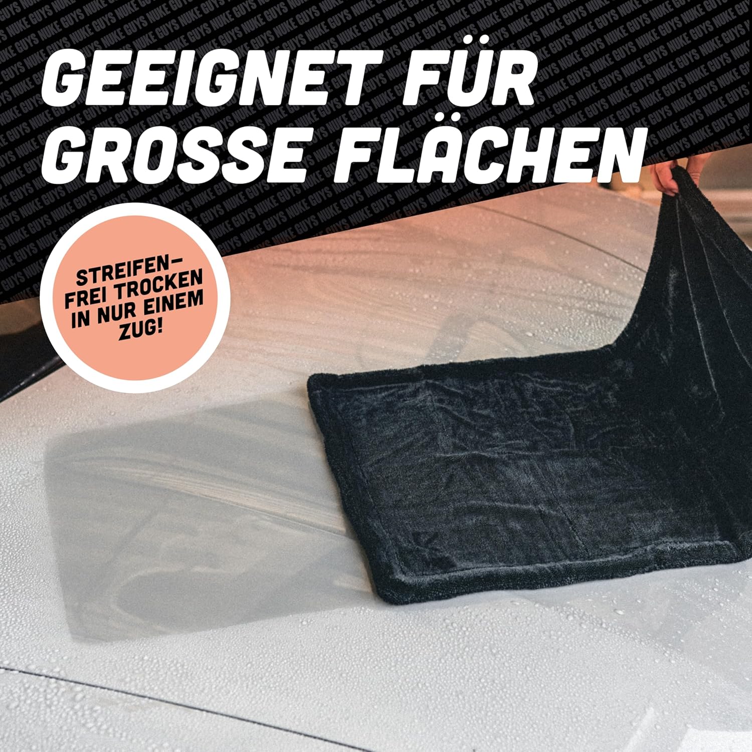 Nuke Guys Gamma Dryer XXL Auto Trockentuch 50x80cm 1400 GSM – Vorschau 5