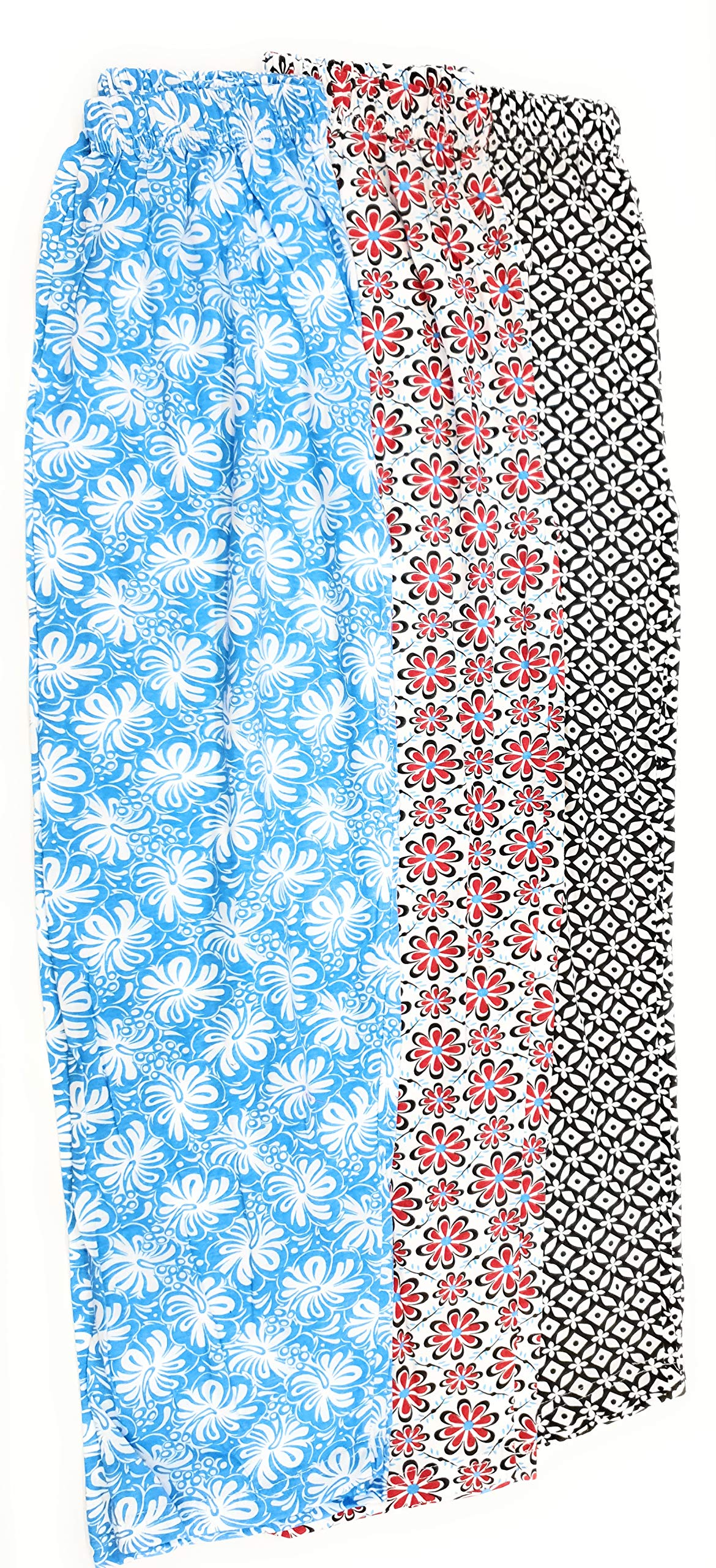 Womens Track Pant Lower Cotton Printed Payjama/Lounge Wear –Soft Cotton Night Wear/Pyjama for Women(Pack of 3Pcs), Prints May Vary (Assorted Pyjama),-image-20