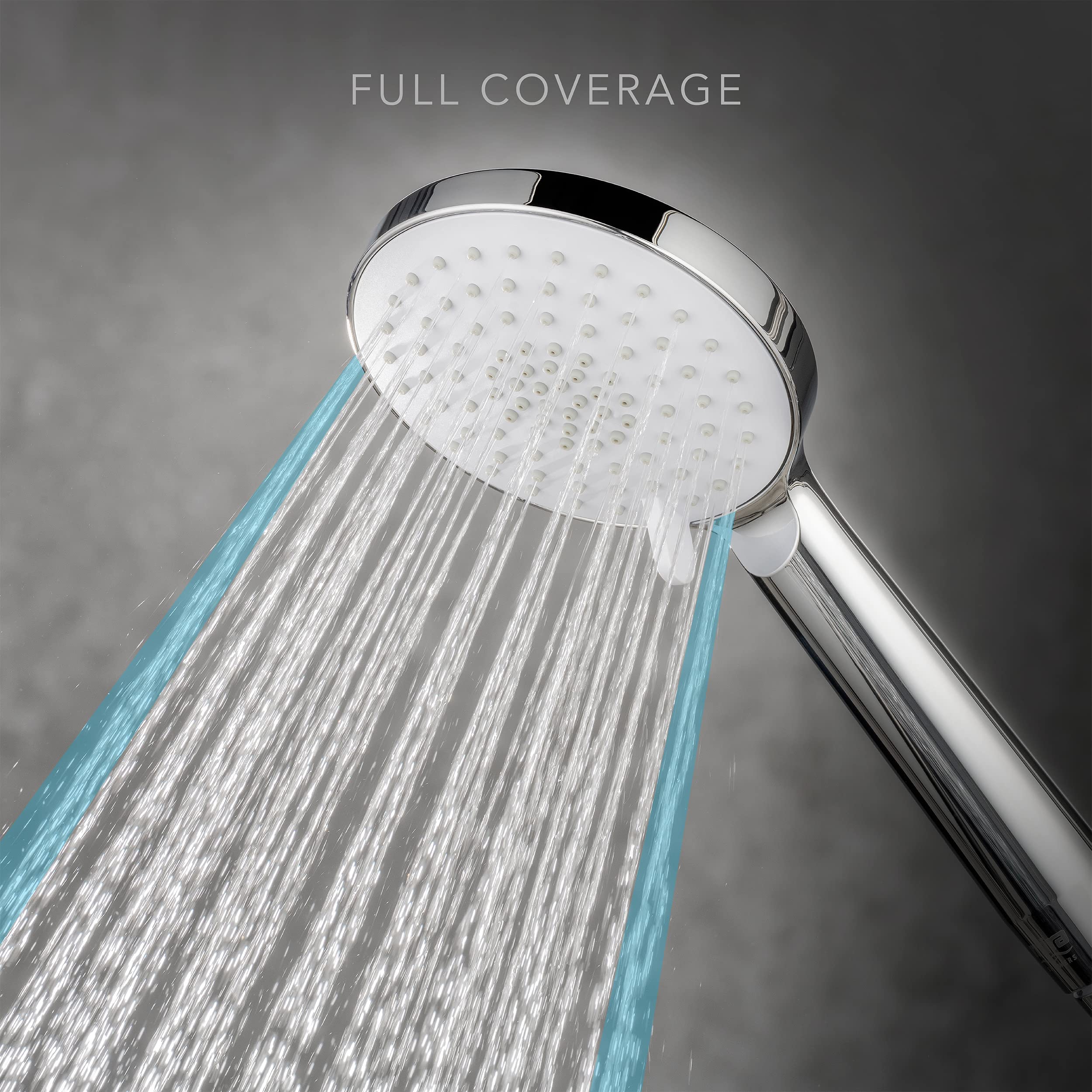Mira Showers 1.1984.008 Zest - Cabezal de ducha universal (90 mm, 4 pulverizadores), color cromado