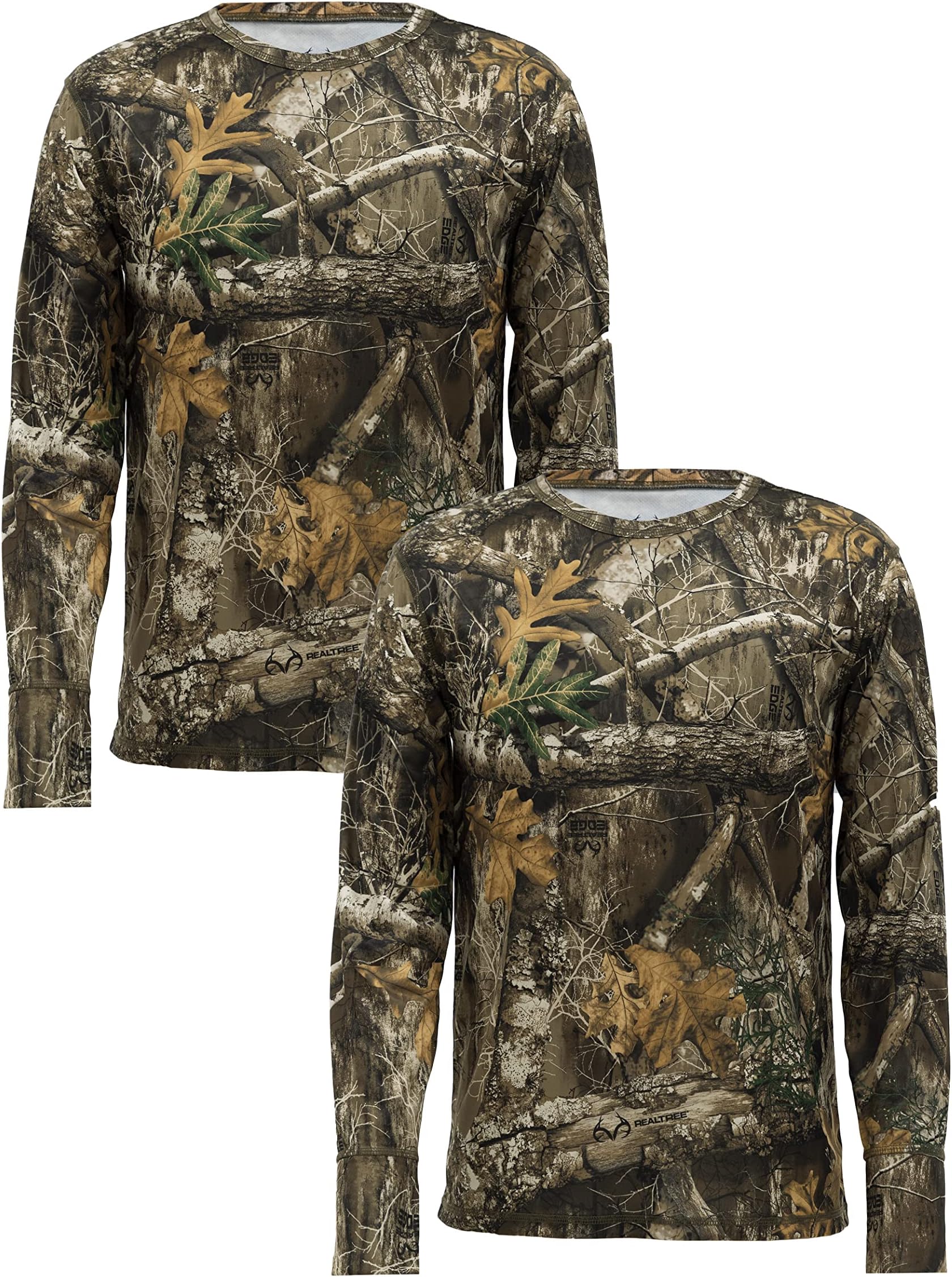RealtreeMens 2 Pack Long Sleeve Performance Tees