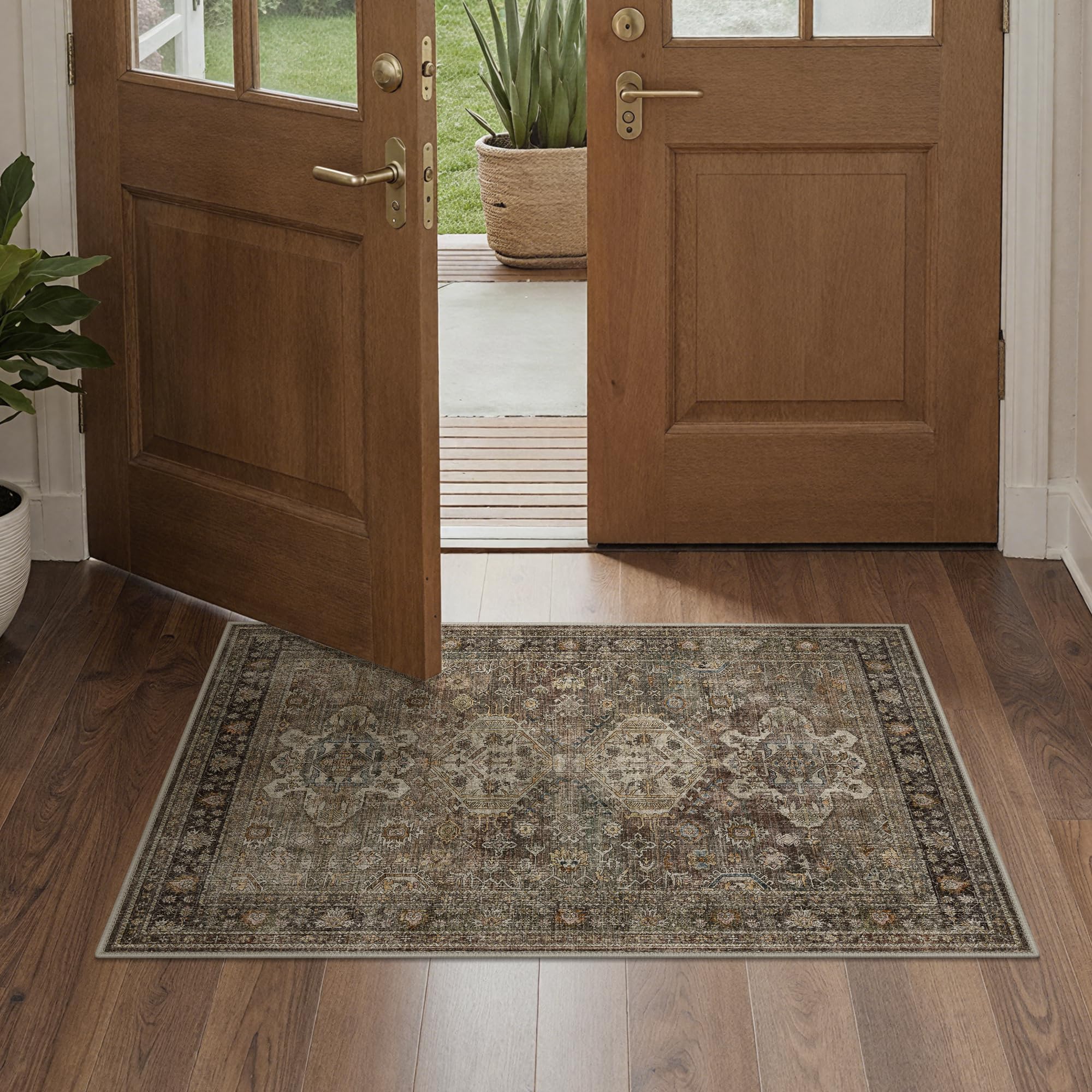 Bavni Washable Rug 2x4