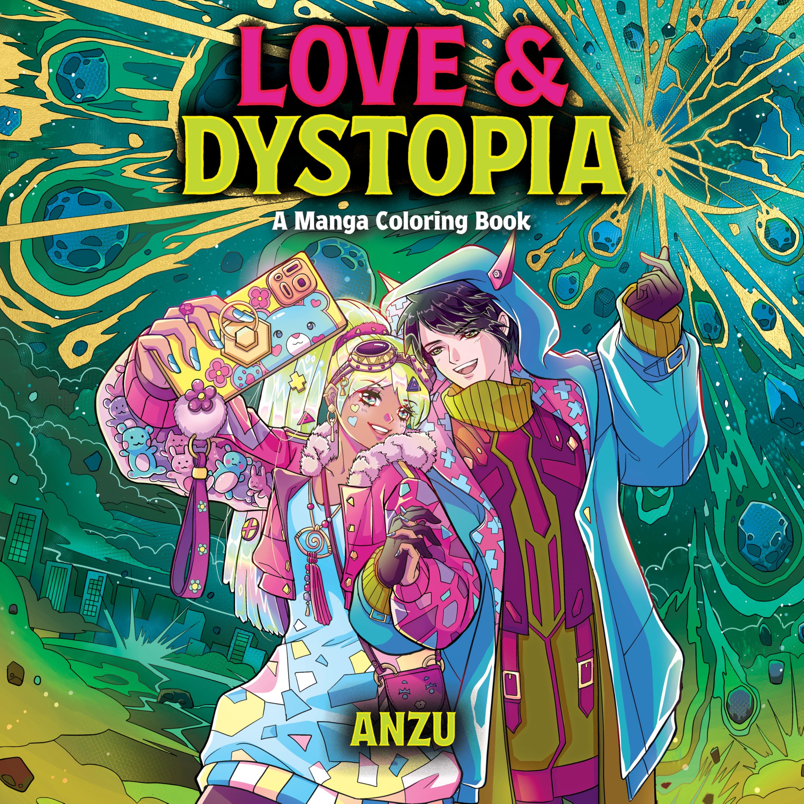 Love & Dystopia: A Manga Coloring Book
