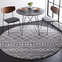 Vista 13 de SAFAVIEH Alfombra 9x12 - Colección Arizona Shag - Grande - Marfil y Beige, Diseño Marroquí Boho, No Desprende Pelo y Fácil de Limpiar, Ideal