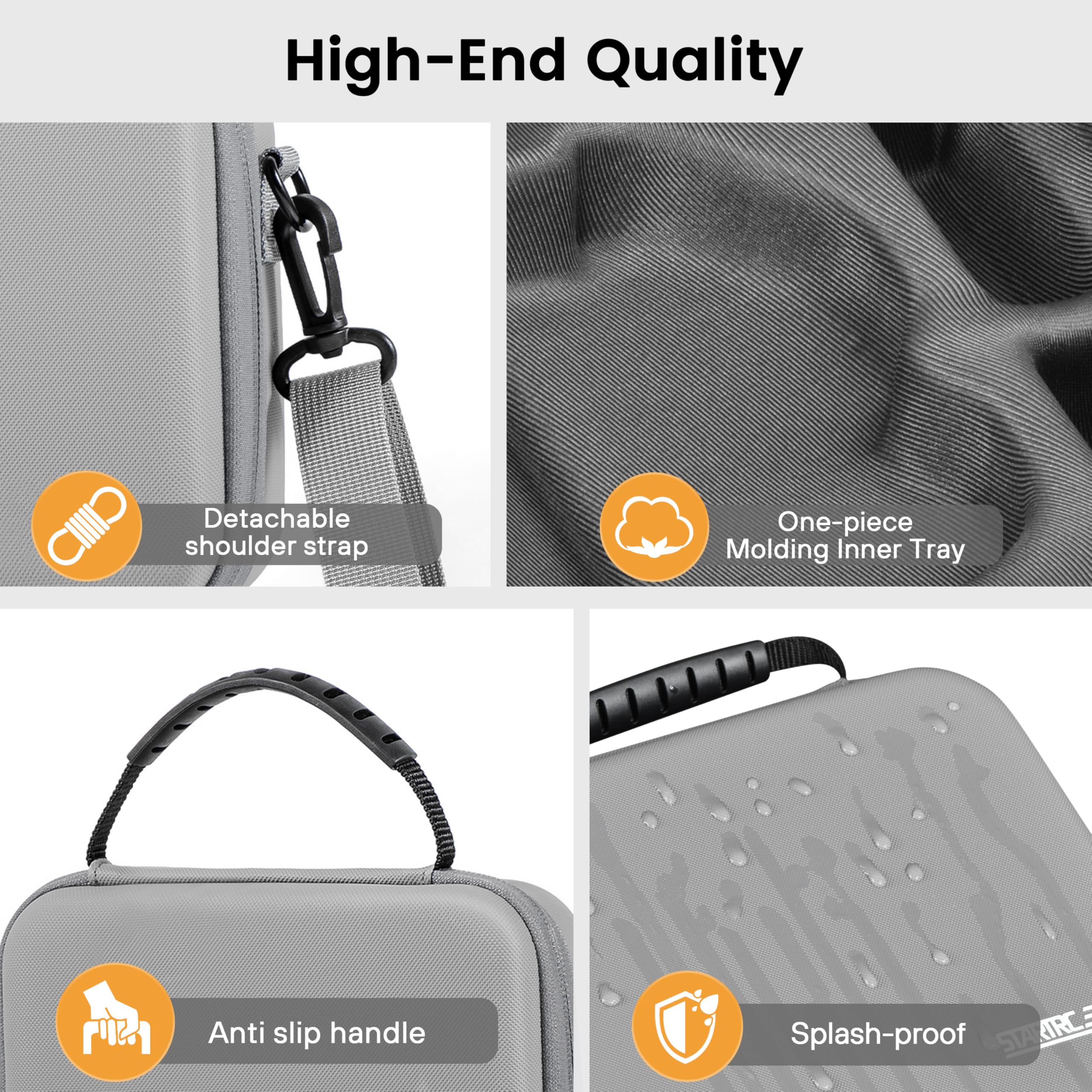 STARTRC Neo 2 Tasche, tragbare PU-Umhängetasche/Handtasche für DJI Neo 2 Drohne und Akku-Zubehör