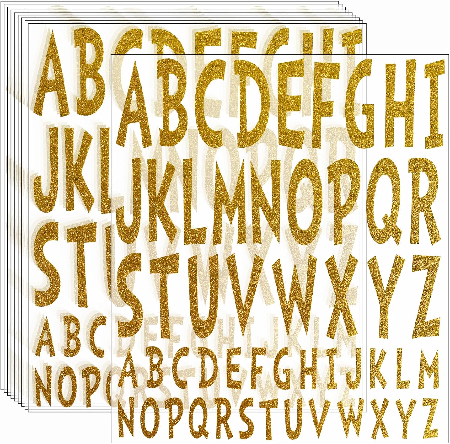 Waynoda 10 Sheet Self Adhesive Capital Letter Stickers