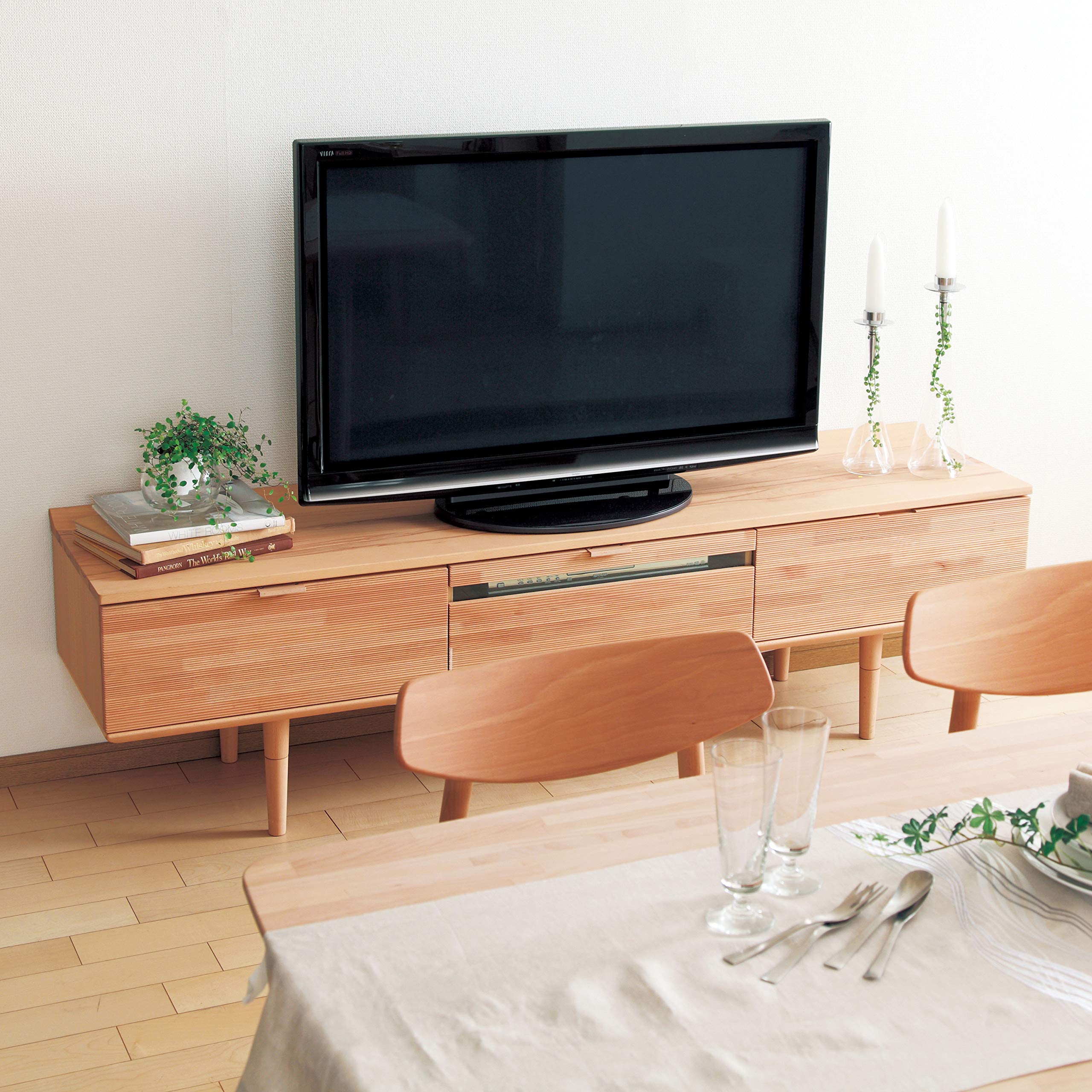 Amazon｜【カリモク正規品】テレビボード ローボード 幅182cm ピュア