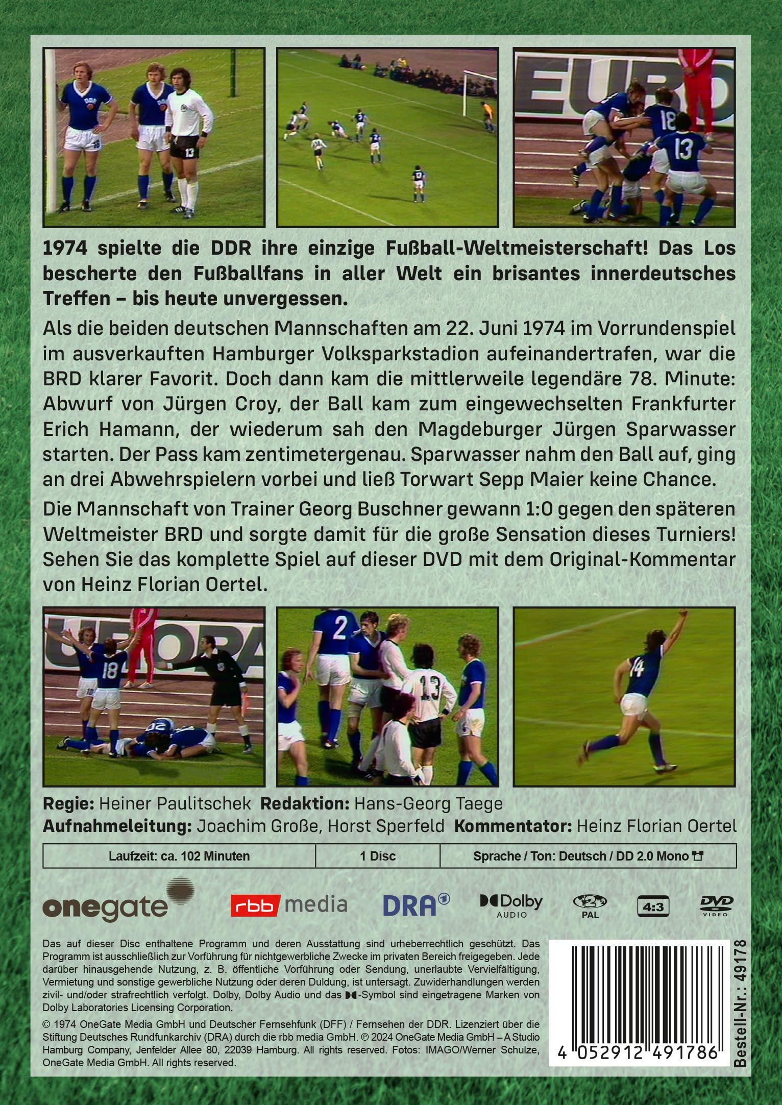 Fußball-WM 1974 - DDR:BRD 1:0