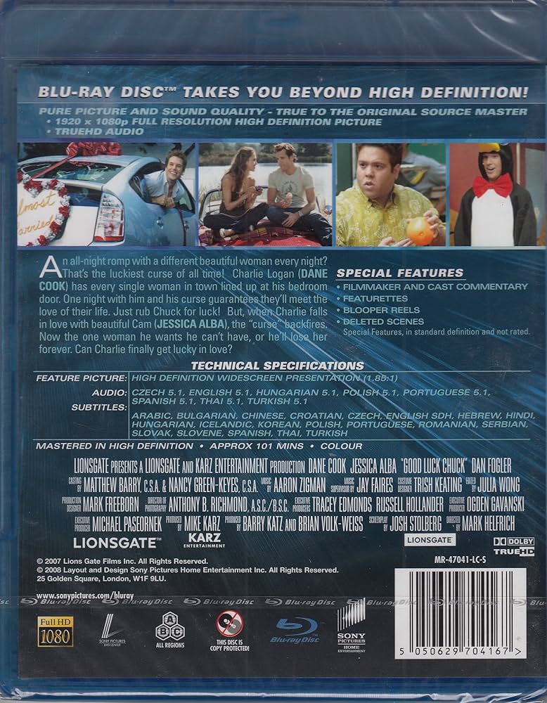 B*d様 GOOD LUCK!! DVD-BOX Amazon.com: Good Luck Chuck (Unrated Edition) : Movies & TV