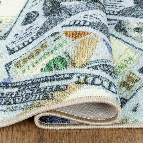 Miniatura 44 de Sweet Home Stores Alfombra lavable antideslizante con parte trasera de goma para cocina, pasillos, baño, entrada, dormitorio, 2 pies 3 pulgadas x 3