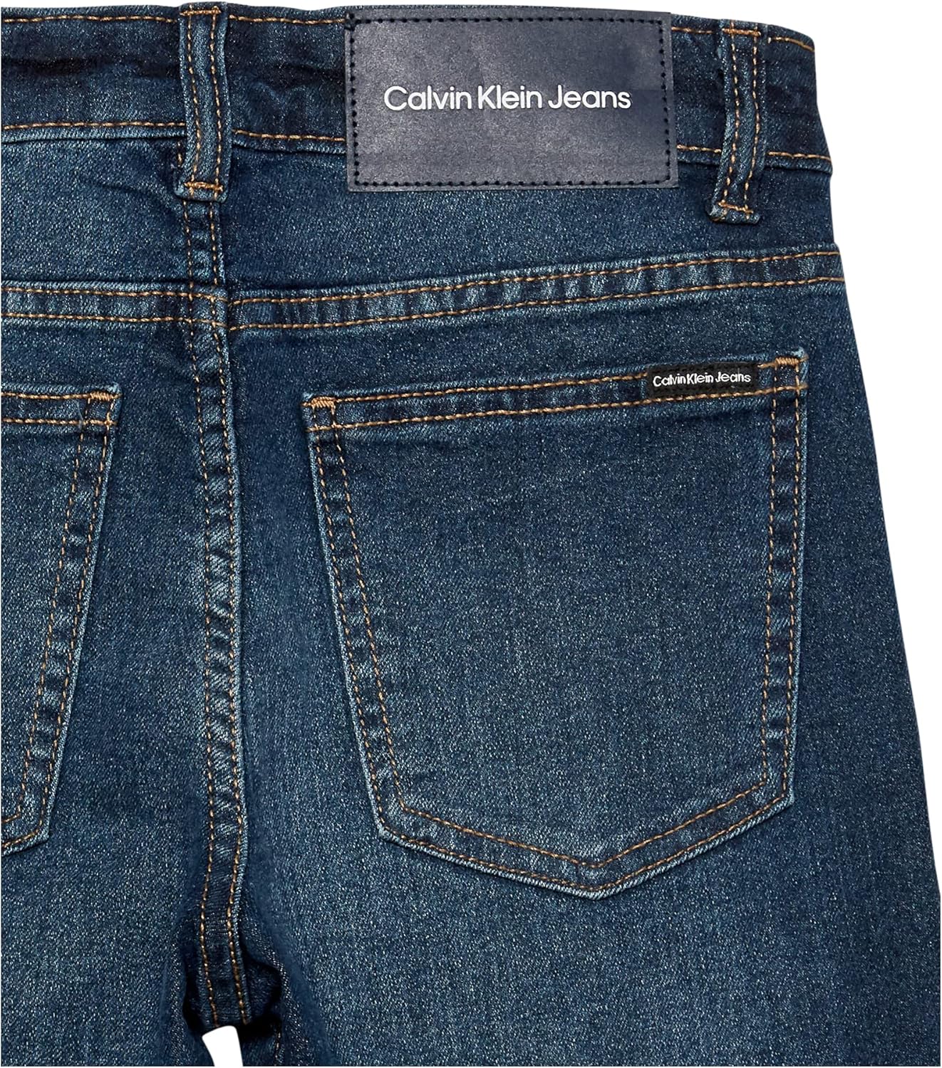 Calvin Klein Boys Relaxed Fit Denim Shorts, 5-Pocket Style, Zipper Fly & Button Closure - Image 6
