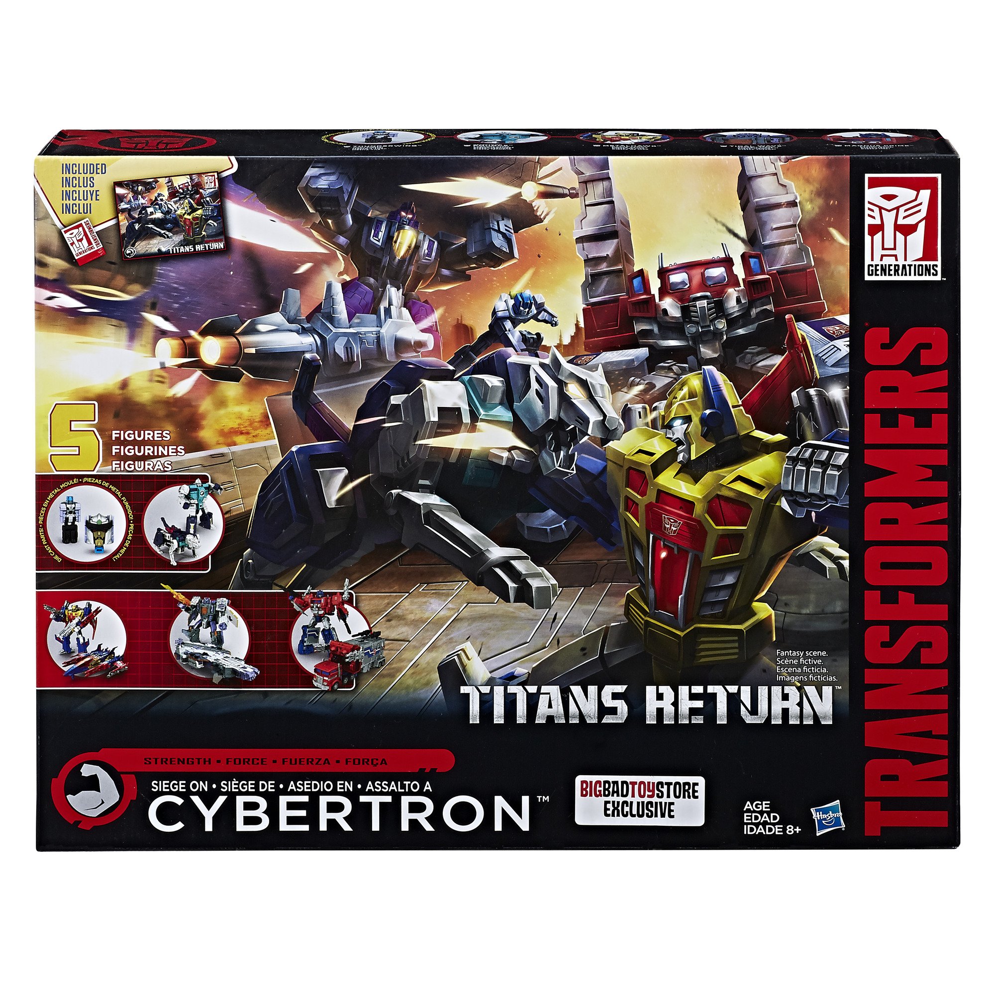 その他 Titans Return Siege on Cybertron set TRANSFORMERS: Generations Siege on Cybertron 5-figure pack