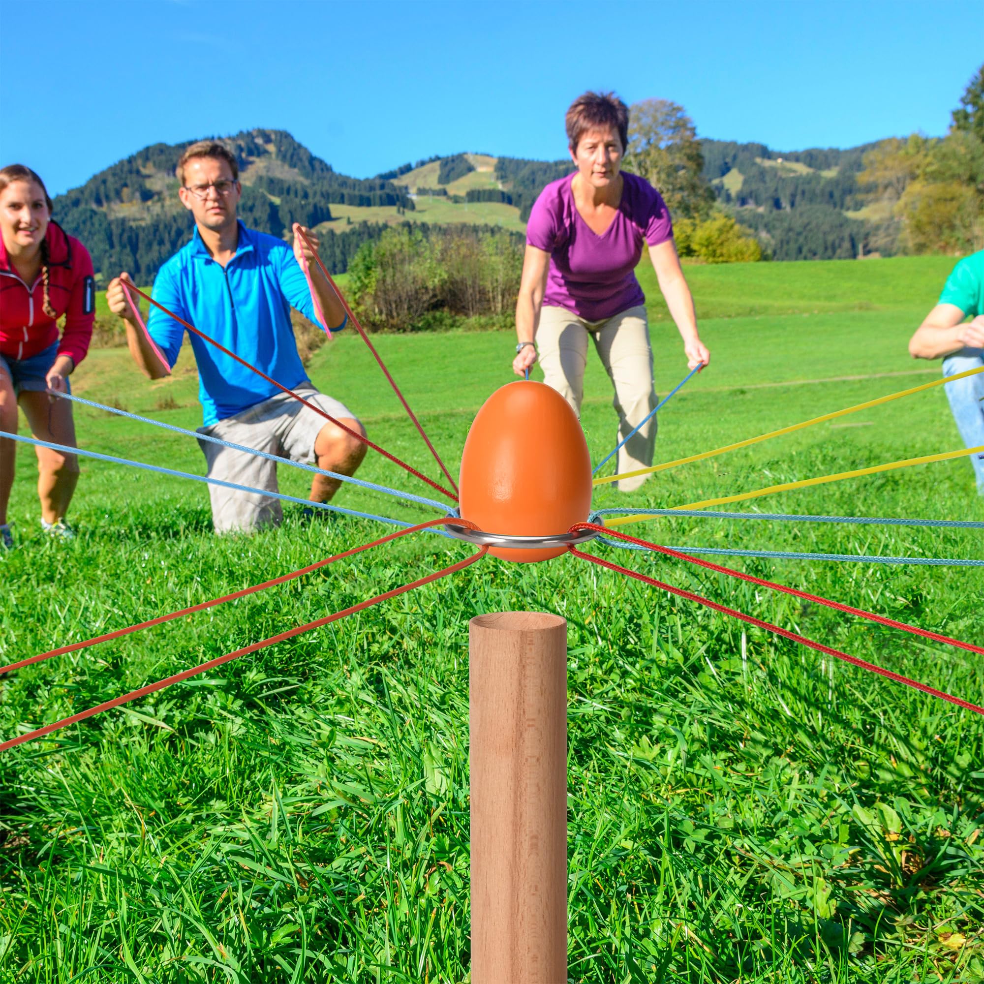 Jeu de formation d'équipe pour 3 à 10 personnes, favorise la communication, le travail d'équipe et la résolution de problèmes, avec 10 bandages pour les yeux, idéal pour les ateliers,