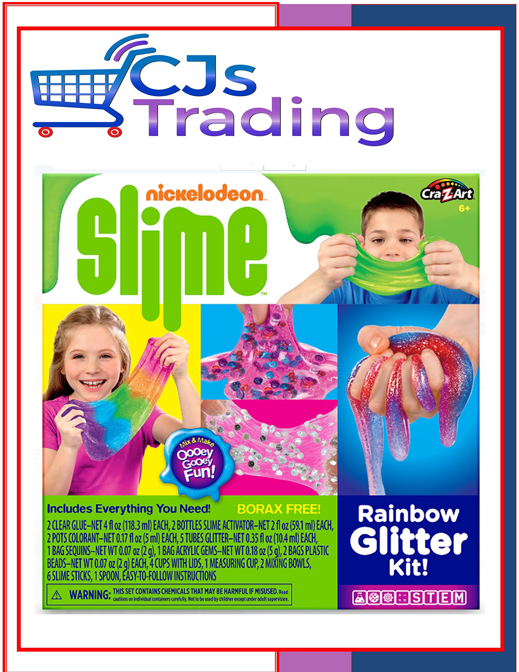 Nickelodeon Slime Rainbow Glitter Kit