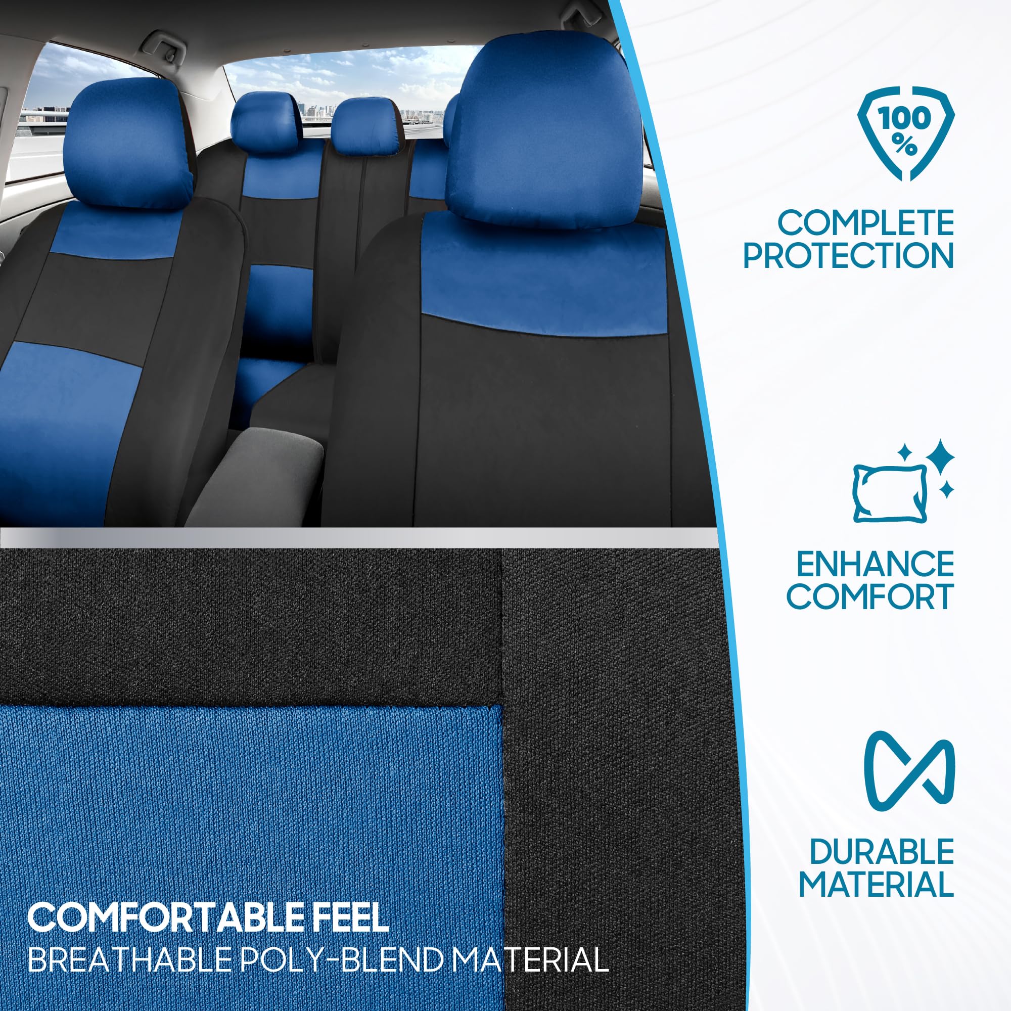Funda De Asiento De Coche Con Diseño De Dibujos Animados, Juego De 2 Piezas, Fundas De Cojín